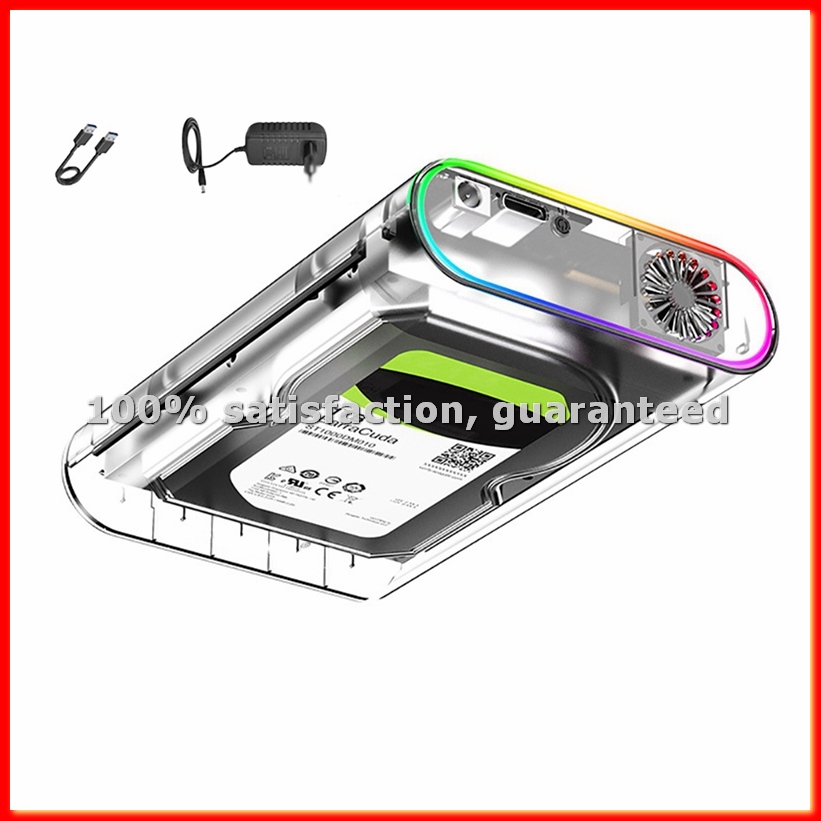 Photography Lighting Game - 3.5インチ HDD/SSD エンクロージャ 透明 USB 3.0