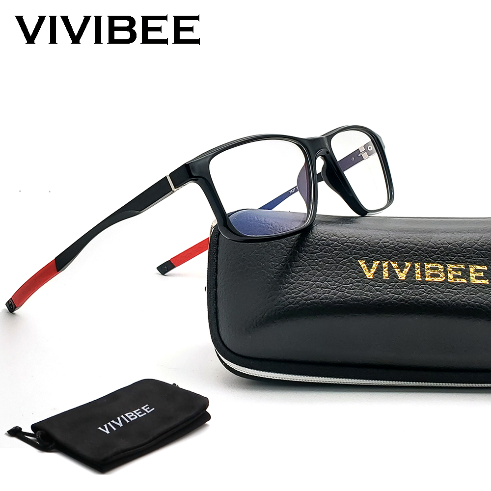 Photography Lighting Game - VIVIBEE スポーツ男性ブルーライトブロックゲーミングメガネアルミテンプル UV400 抗ブルーレイ 2026 男性オフィススクエア眼鏡