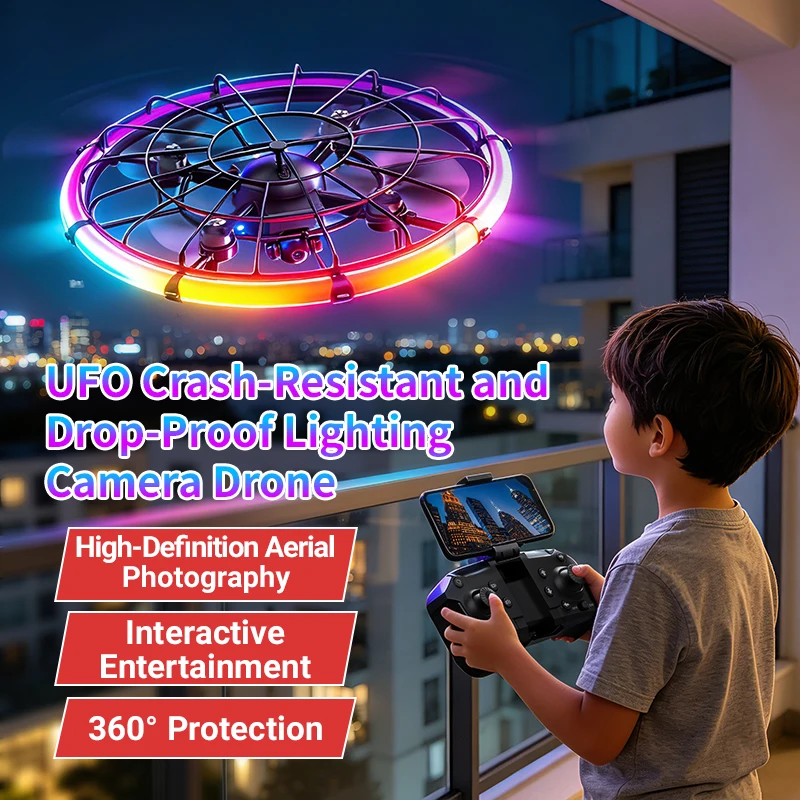 Lighting In Photography For Beginners - JJRC H145 UFO RCドローン、デュアルHDレンズ、RGBフローライト、フルボディプロテクション、空撮クアッドコプター玩具