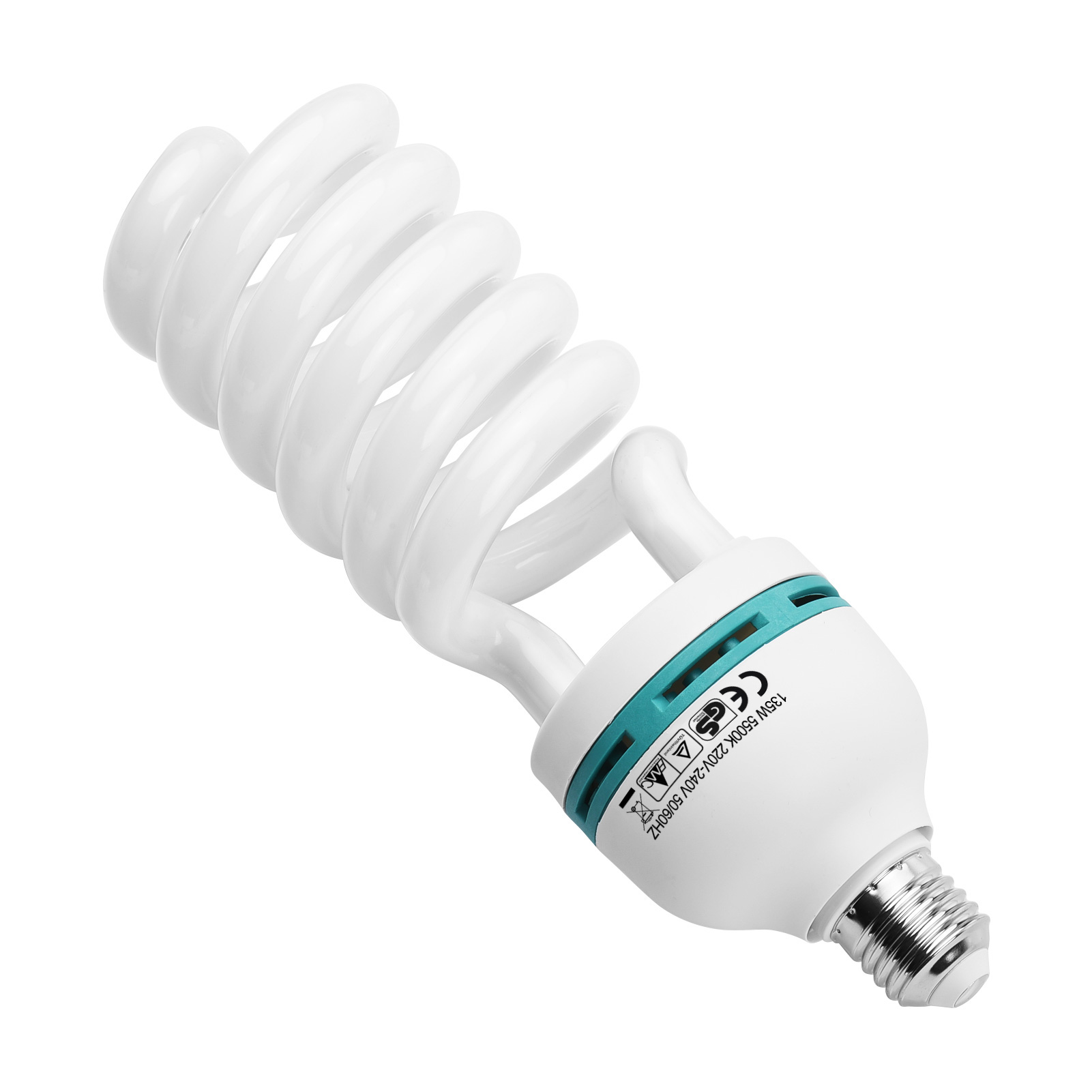 Photography Lighting Product - Ander-スパイラル蛍光灯バルブ、装飾ソケット、スタジオ写真用省エネ、ビデオ照明、135W、5500k、e27