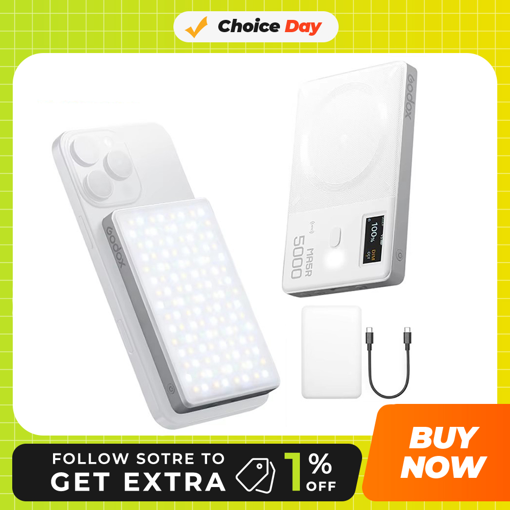 新しい Godox MA5R ポータブル補助光 1800K- - Photography Lighting Kit Godox のレビューと価格