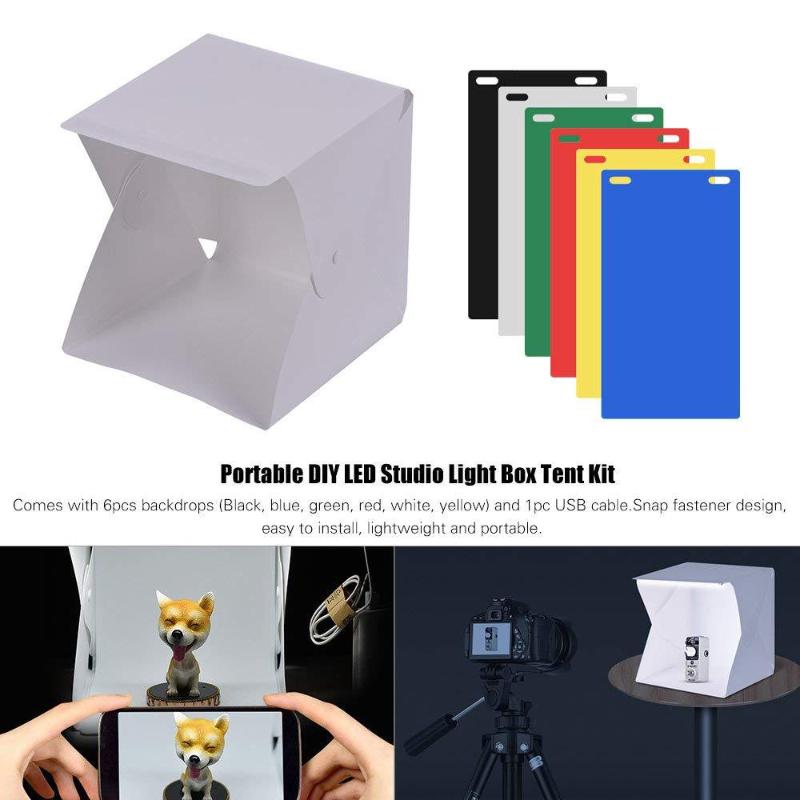 【C】ポータブルLEDフォトスタジオライトボックス折りたたみ - Photography Lighting Product のレビューと価格