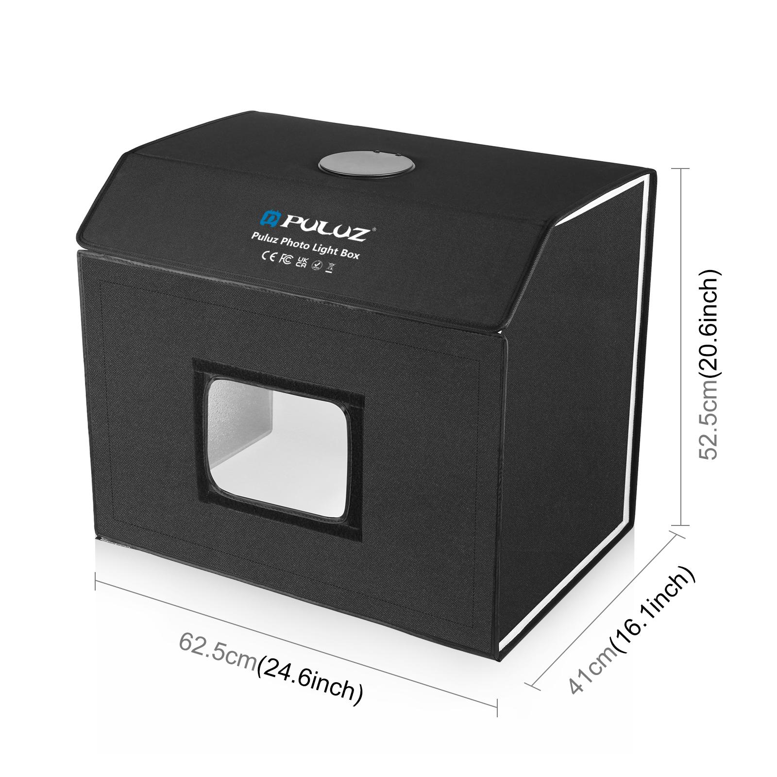 PULUZ 60 × 40 センチメートルフォトスタジオライ - Photography Lighting Kit With Backdrop のレビューと価格