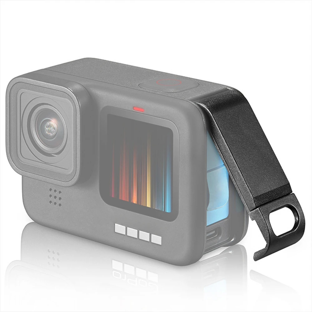 Gopro-ドローン用の黒いバッテリーカバー,取り外し可能な - Gopro Action Camera Hero 11 Black のレビューと価格