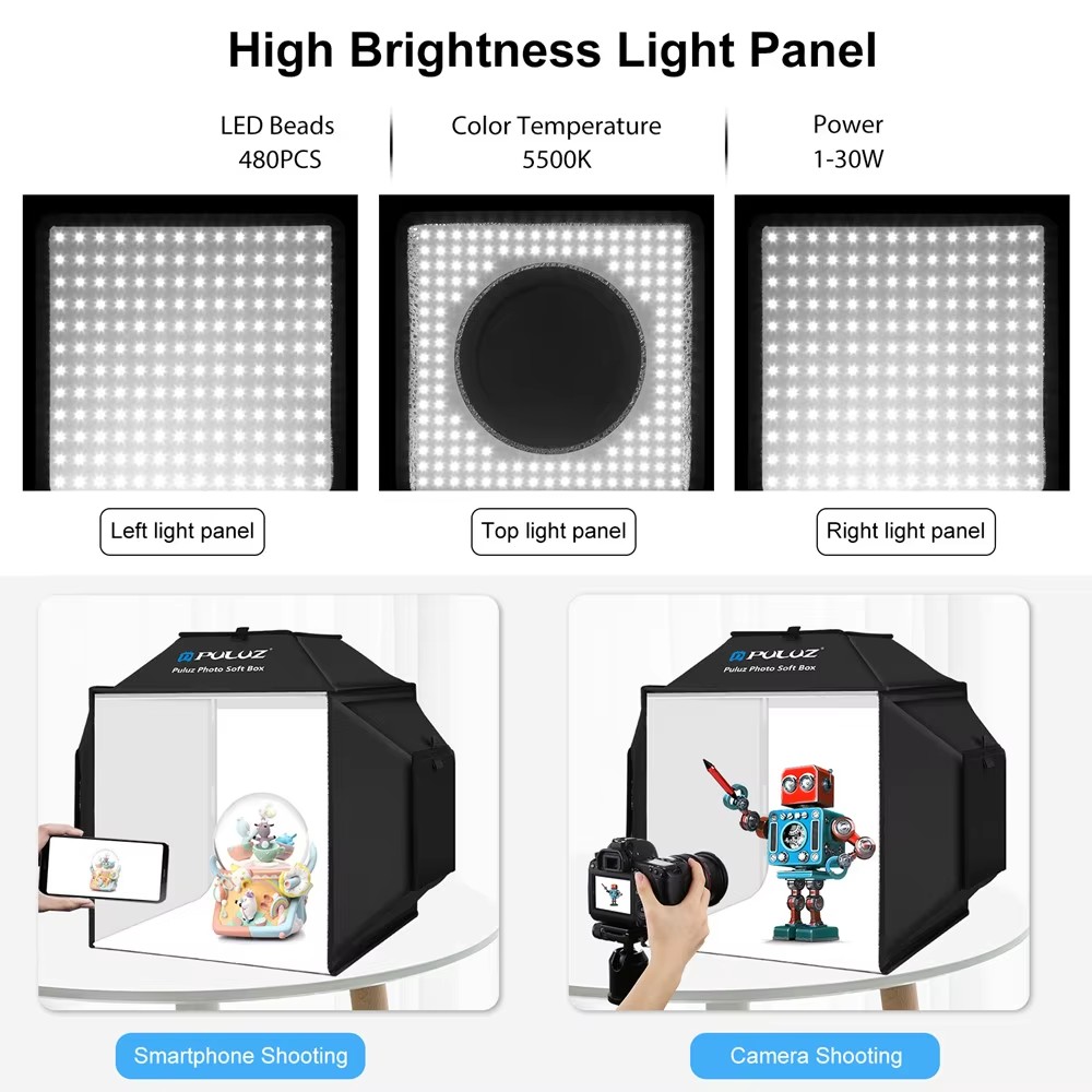 折りたたみ式写真スタジオライトボックス,テーブル,撮影テント - Photography Lighting Kit With Backdrop のレビューと価格