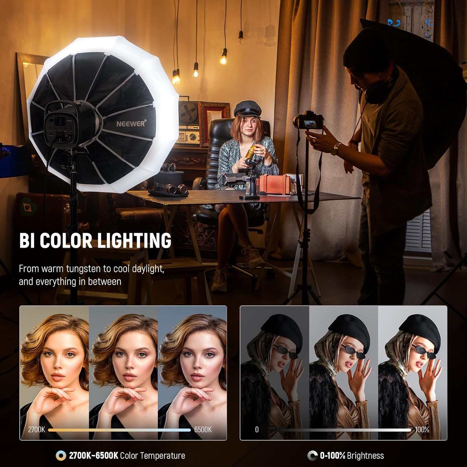 NEEWER CB120B 120W COB ビデオライト、 - Photography Lighting Godox のレビューと価格