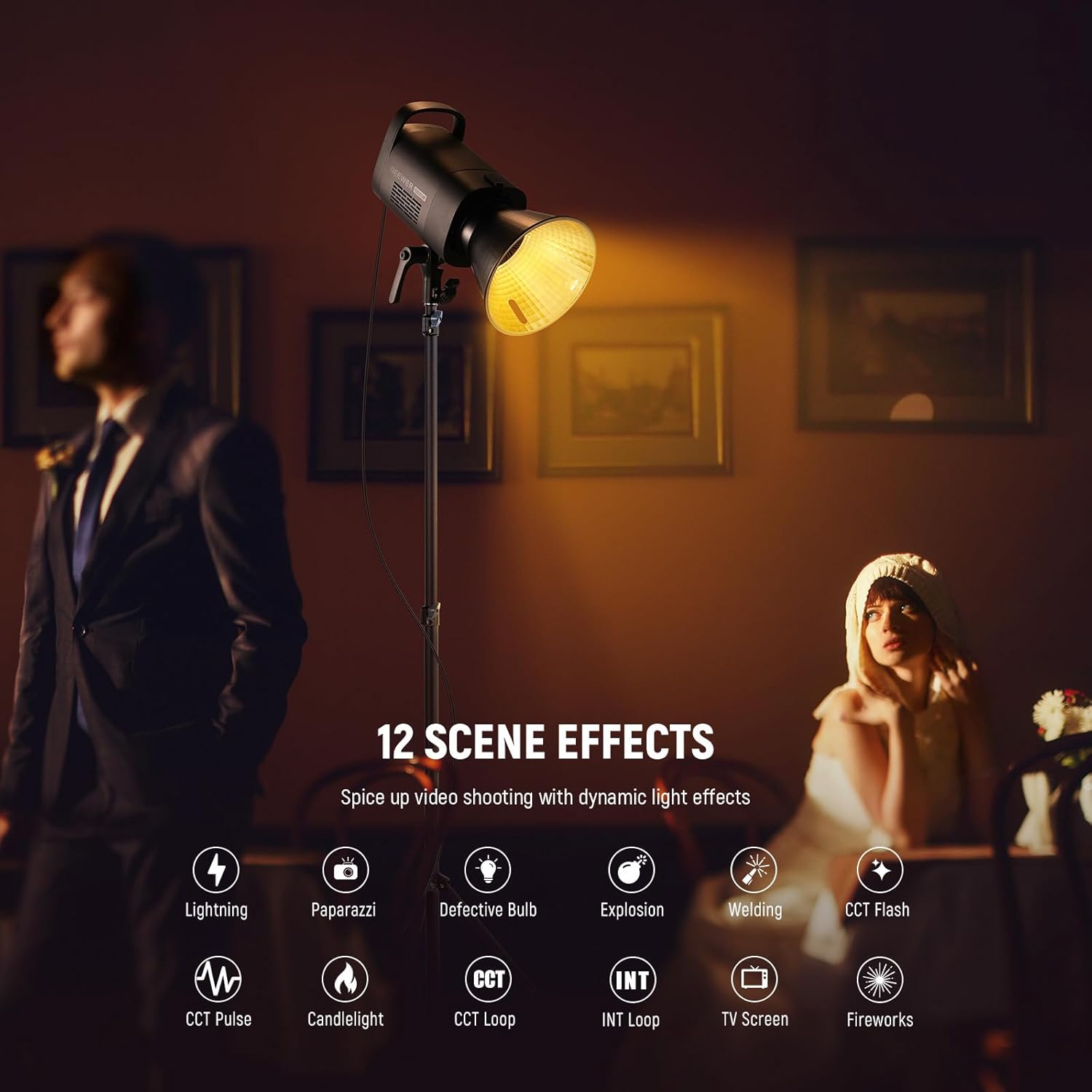 NEEWER CB120B 120W COB ビデオライト、 - Photography Lighting Godox のレビューと価格