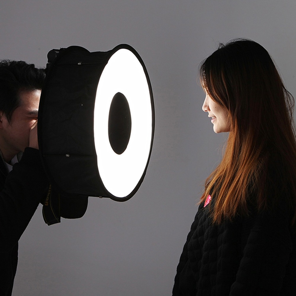45cmリングソフトボックス、スピードライト用ラウンド型フラ - Photography Lighting Diffuser のレビューと価格
