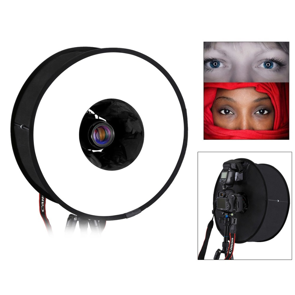 45cmリングソフトボックス、スピードライト用ラウンド型フラ - Photography Lighting Diffuser のレビューと価格