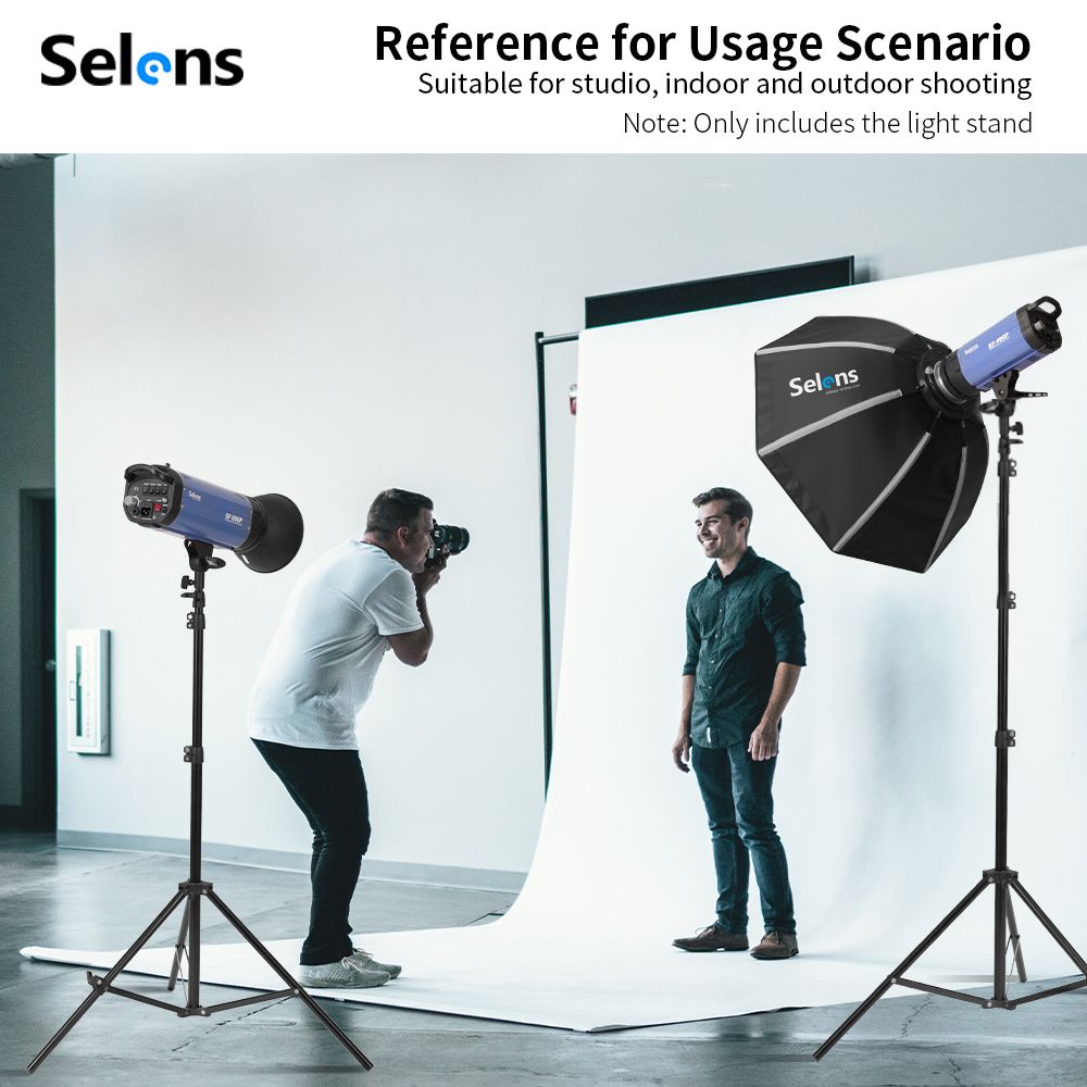 Selens 2.2~3.95m エアクッションライトスタン - Photography Lighting Product のレビューと価格