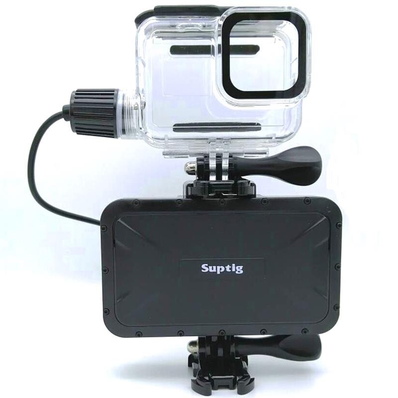 7800mAh 防水パワーバンクバッテリー充電器防水ケース  - Gopro Action Camera Hero 13 Black のレビューと価格