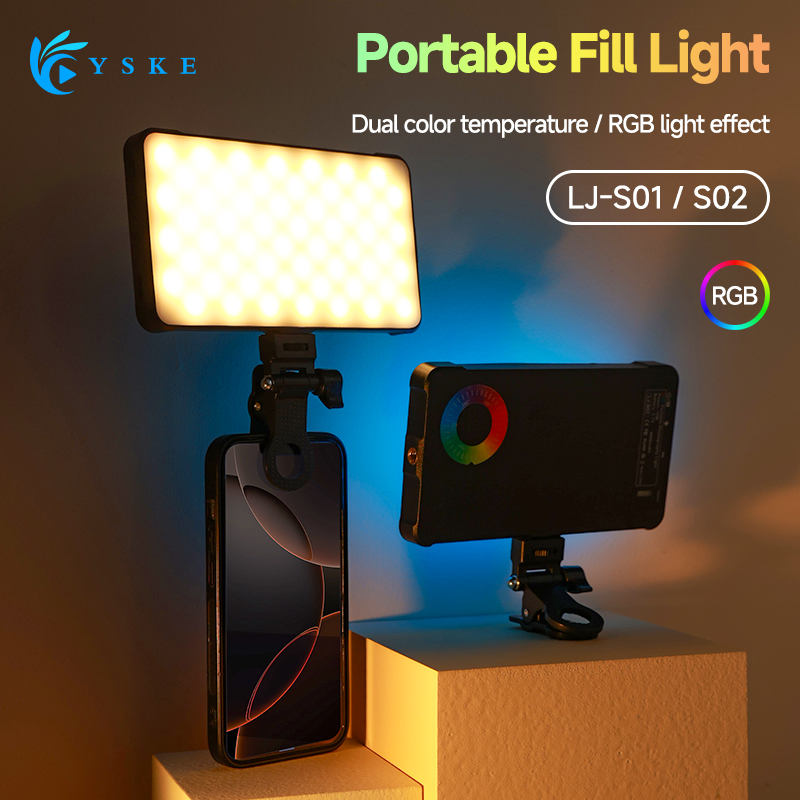 RGB LEDビデオライト、ストレートポケット撮影用照明クリ - Photography Lighting Product のレビューと価格