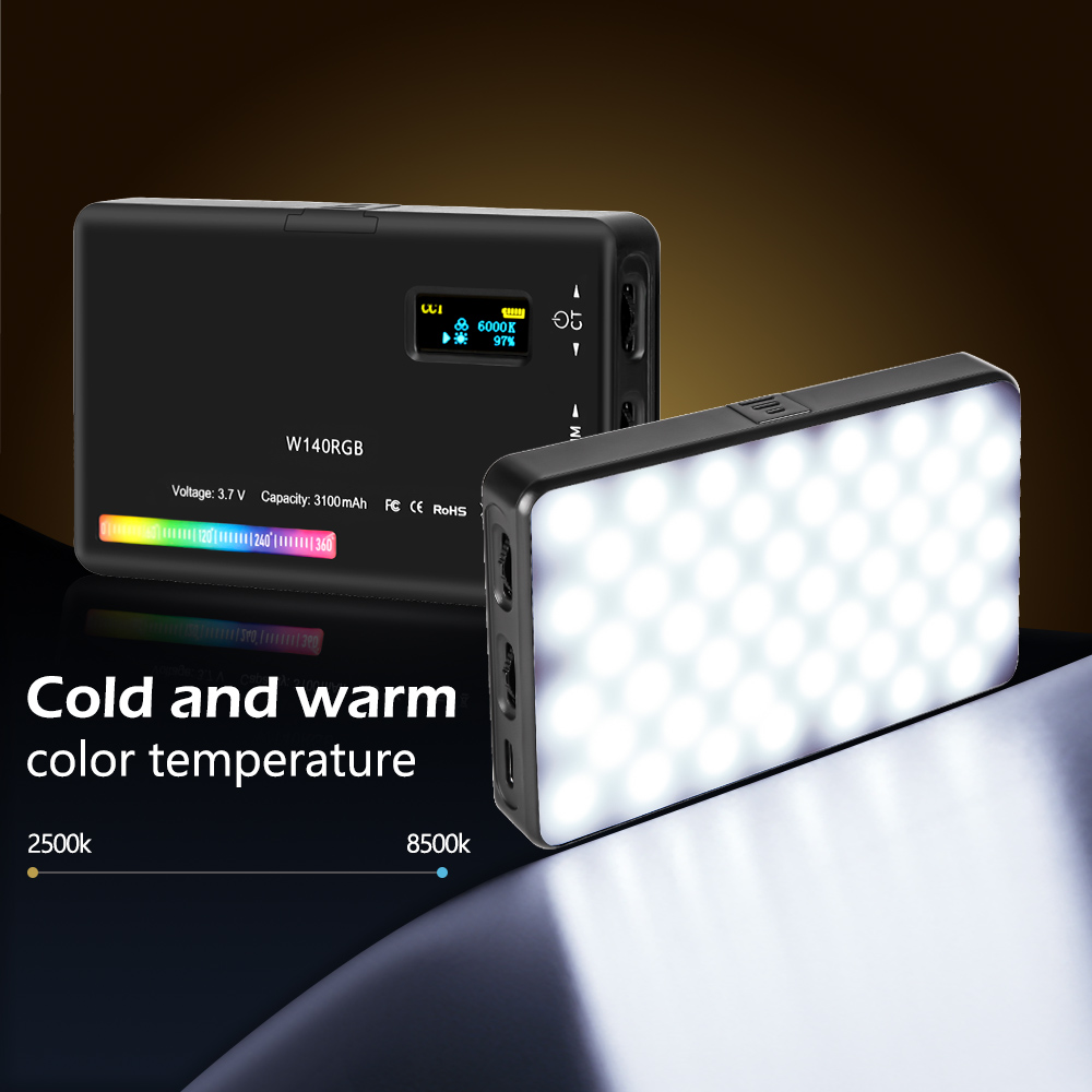 SH-W140 RGB LEDビデオライト,調光可能なポケッ - Photography Lighting Product のレビューと価格