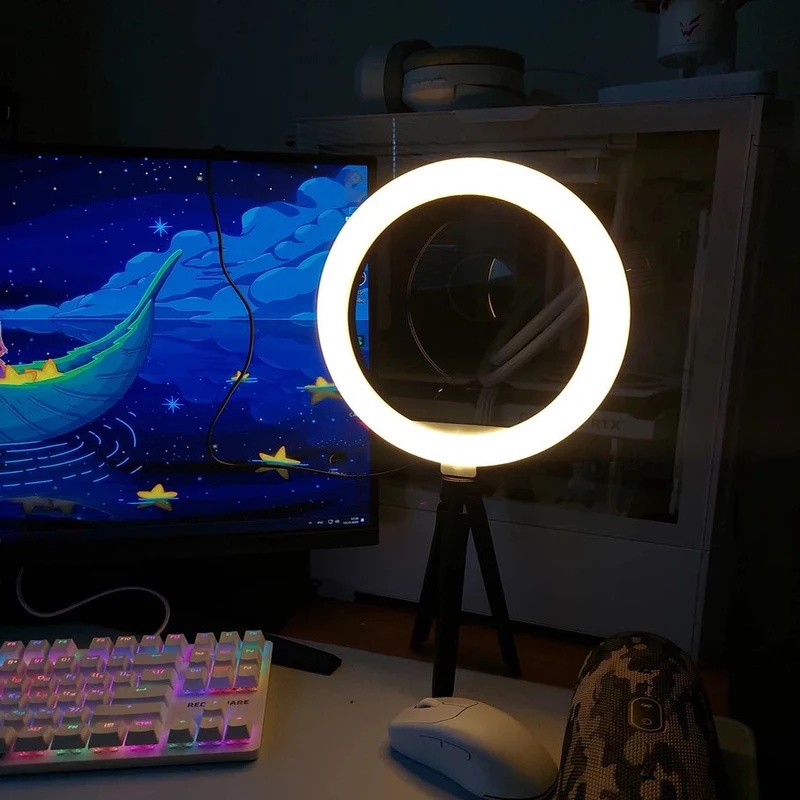 Desiontal 26cmリングライト、三脚スタンド付き、 - Photography Lighting Product のレビューと価格