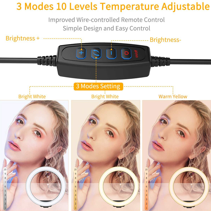 10インチ自撮りリングライト写真撮影用フィルライトLEDリン - Photography Lighting Game のレビューと価格