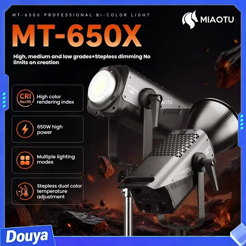MIAOTU 高出力写真用ライト 2700-6500K、AP - Photography Lighting Direction のレビューと価格