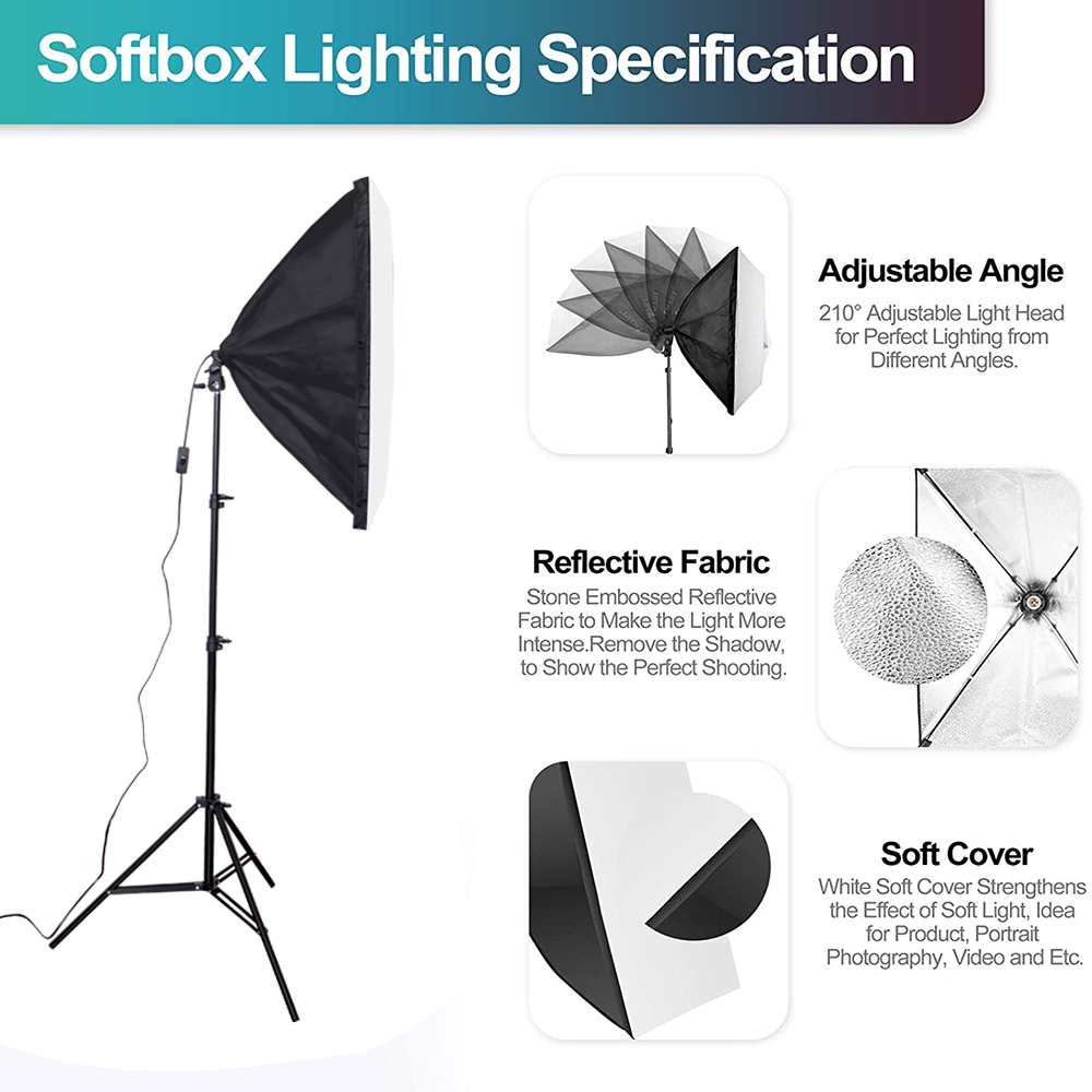 費用対効果の高い写真スタジオ機材セットには、背景スタンド、リ - Photography Lighting Kit With Backdrop のレビューと価格