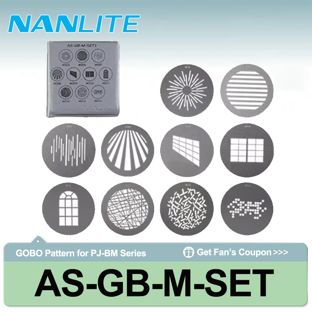 Nanlite AS-GB-M-SET Mサイズ GOBOパ - Snoot Flash Modifier のレビューと価格