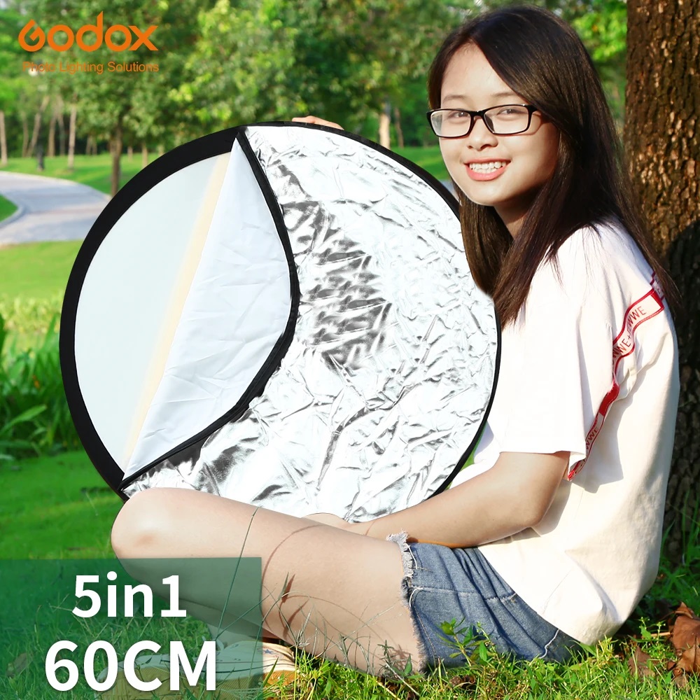 Godoxポータブル折りたたみ式ライト、スタジオ用丸型写真リ - Photography Lighting Godox のレビューと価格