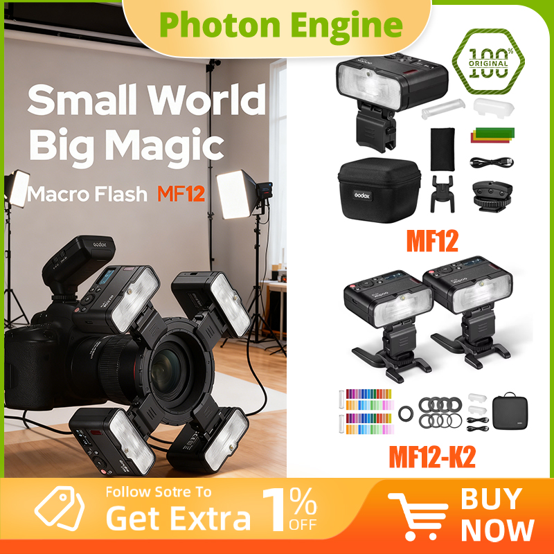 Godox MF12-K2 マクロフラッシュ2ライトキット  - Photography Lighting Kit Godox のレビューと価格