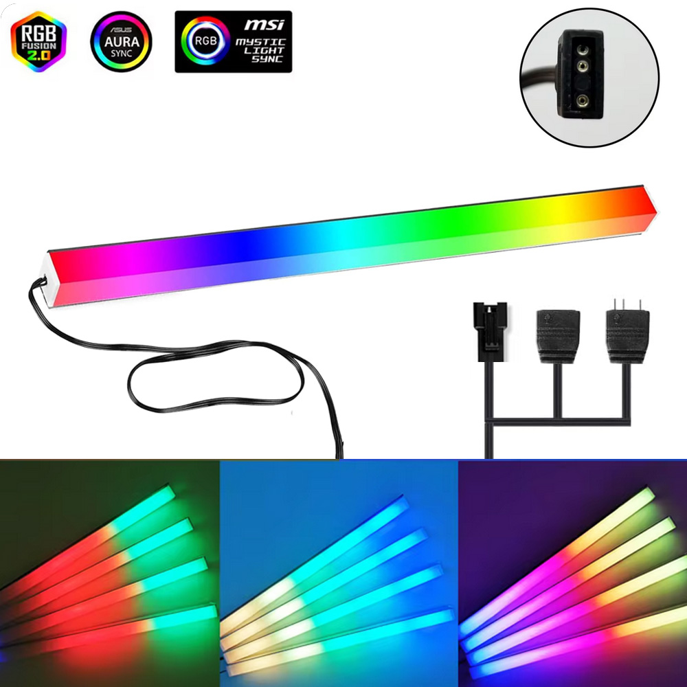 Asus Auraゲーミングケース用5V ARGB 3ピンヘ - Photography Lighting Game のレビューと価格