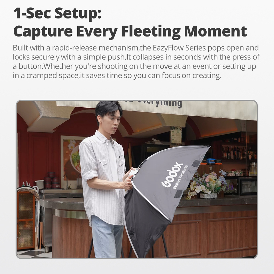 Godox EazyFlowシリーズ 折りたたみ式ソフトボッ - Photography Lighting Godox のレビューと価格