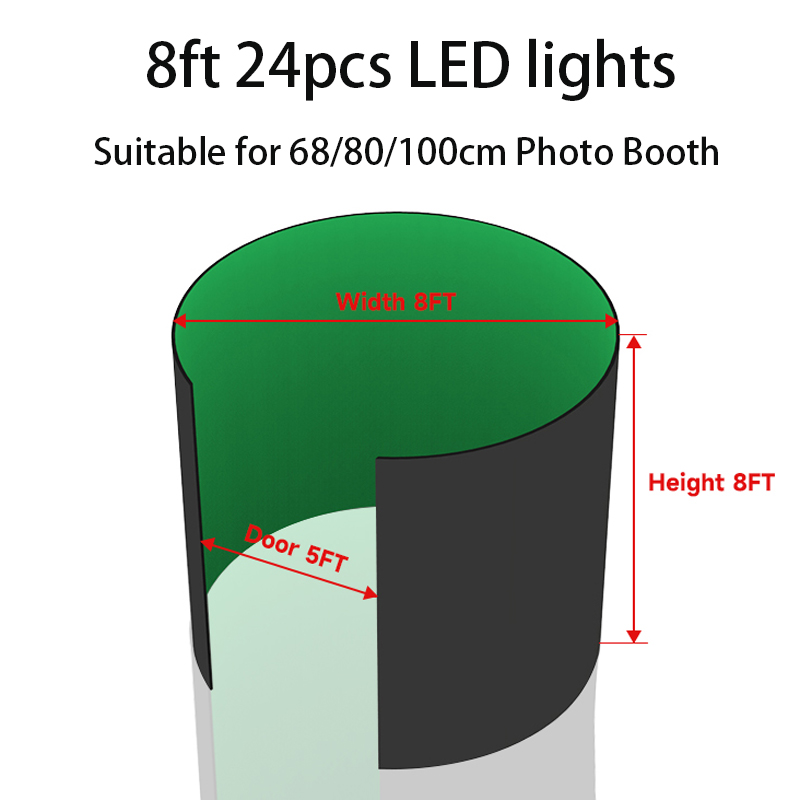 360フォトブースエンクロージャー、無料カスタムロゴ背景幕テ - Photography Lighting Kit With Backdrop のレビューと価格