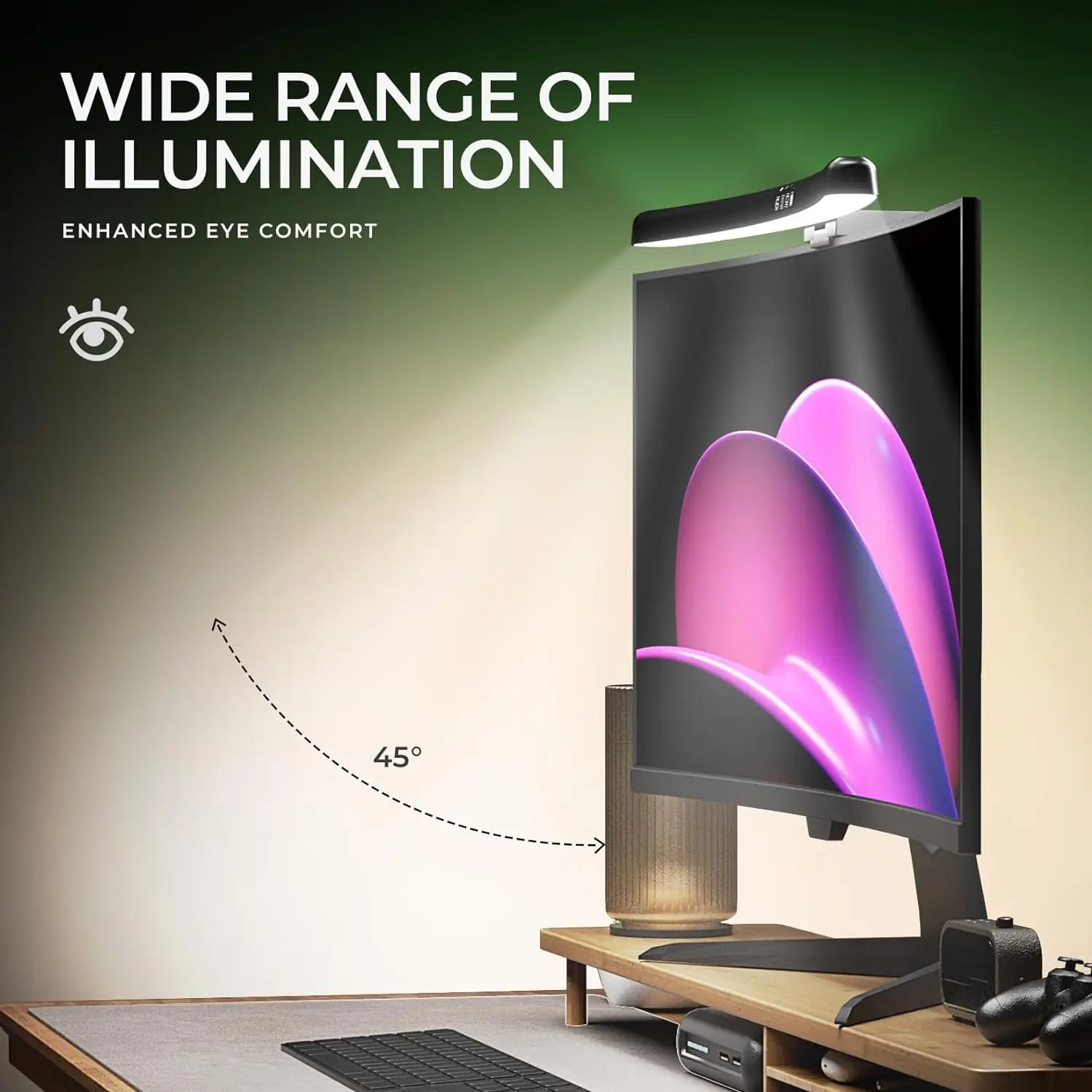 コンピューターモニターライトバーRGB音楽リズムスクリーンハ - Photography Lighting Game のレビューと価格