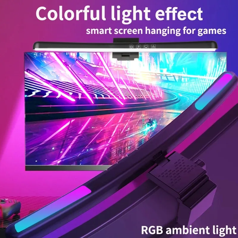 コンピューターモニターライトバーRGB音楽リズムスクリーンハ - Photography Lighting Game のレビューと価格